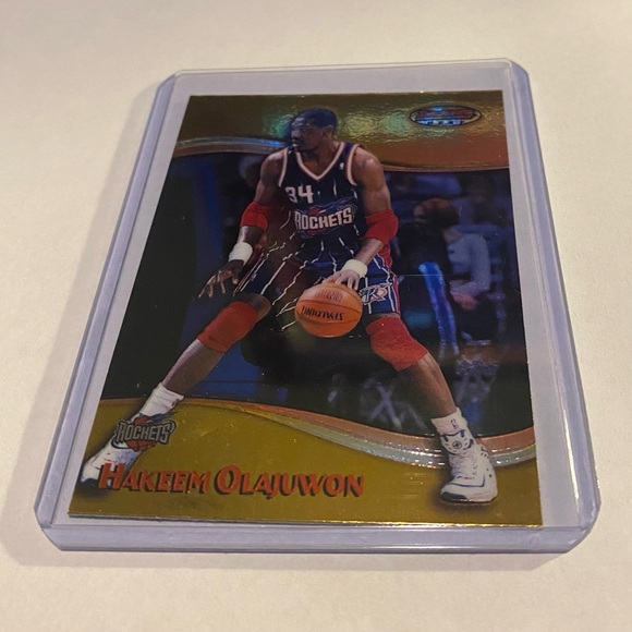 Hakeem Olajuwon 1999 Bowmans Best Basketball Card # 92 Vintage Collectible - Picture 1 of 3